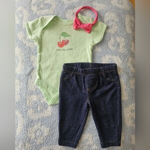 Carter's Floral Print Onesie